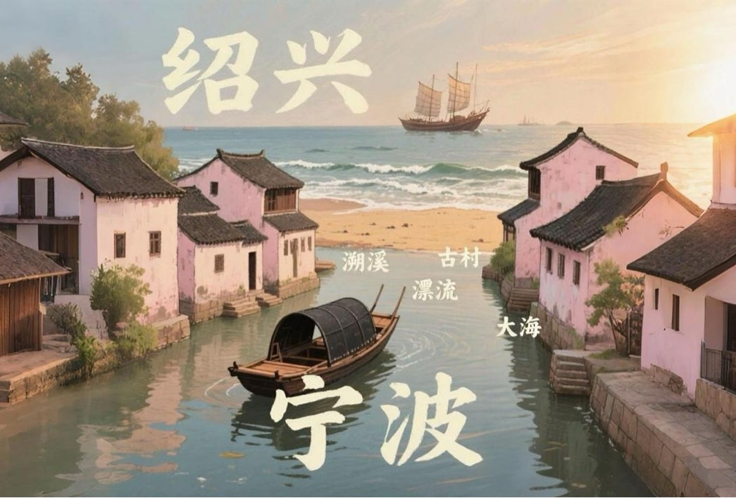 绍兴宁波旅游地图