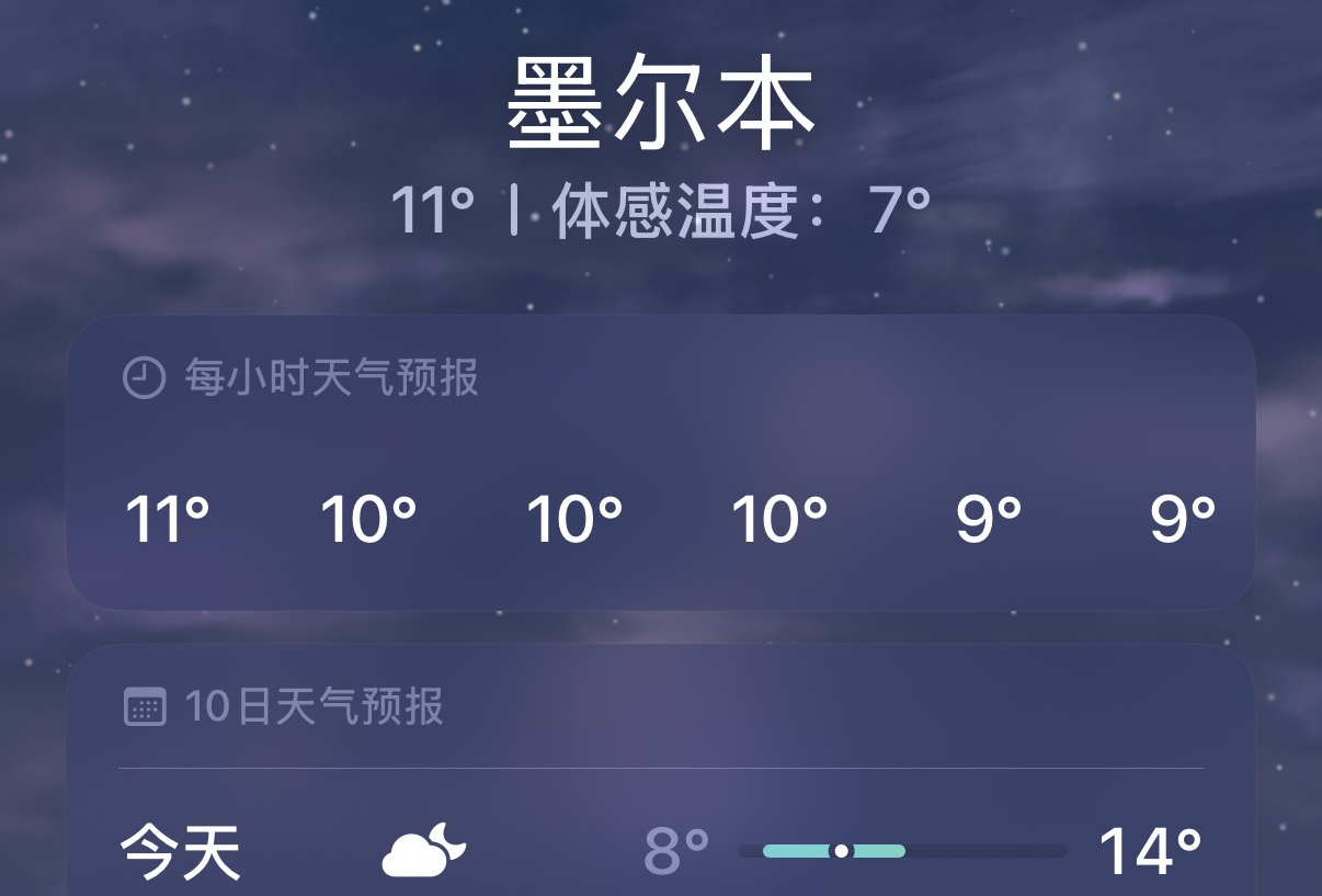 墨尔本十日游