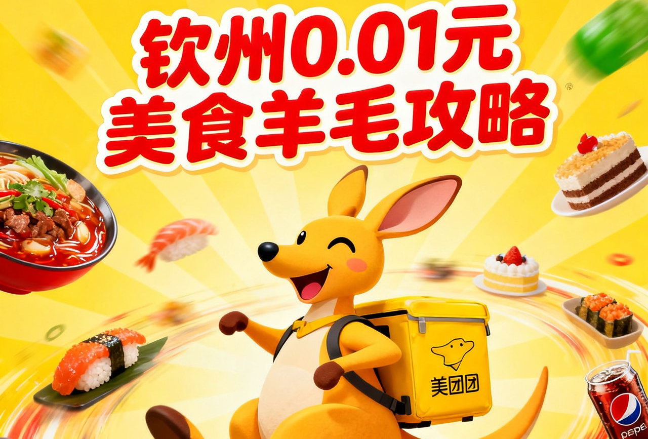 【钦州】1分钱美食羊毛攻略！（100+门店）