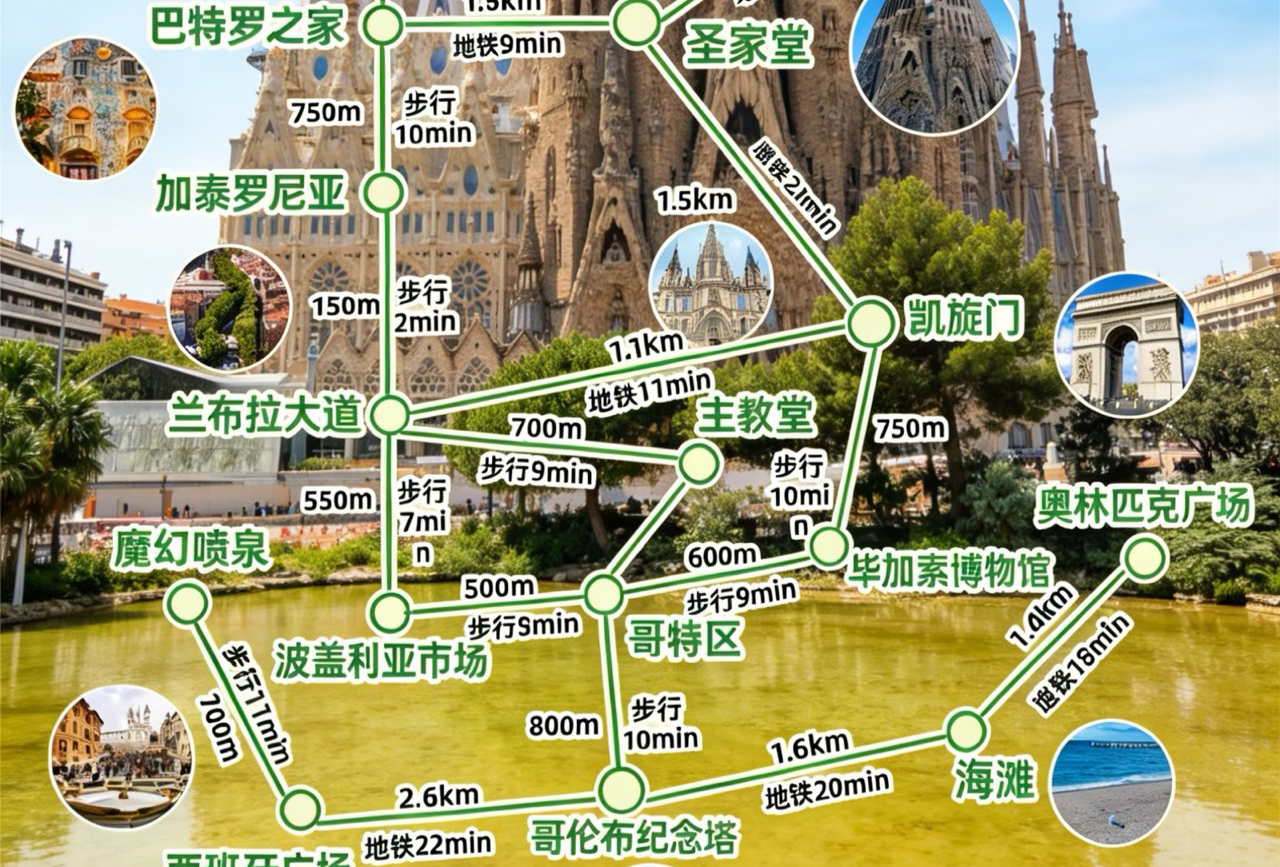 番友3870324的巴塞罗那地图