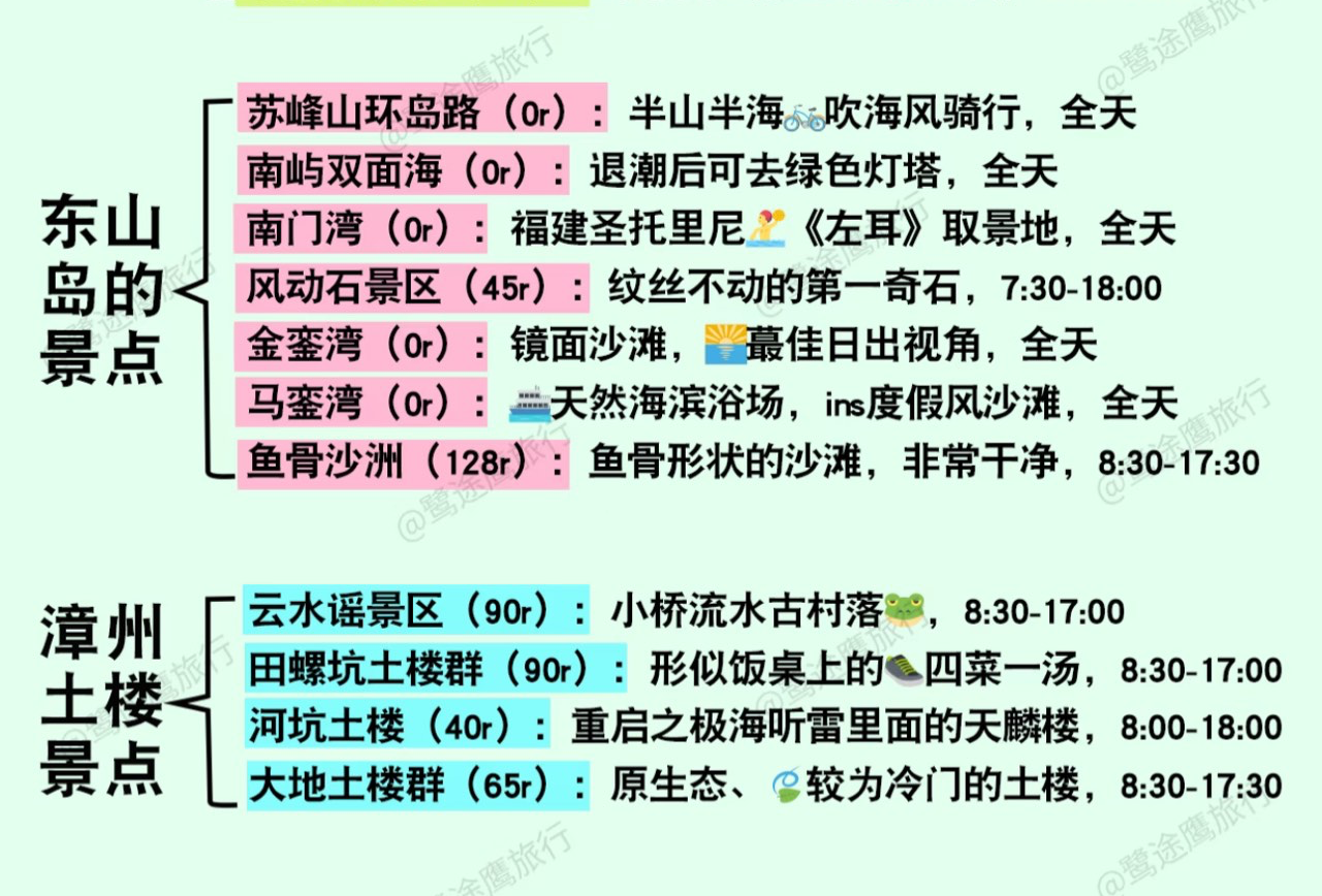 东山岛三天两夜游