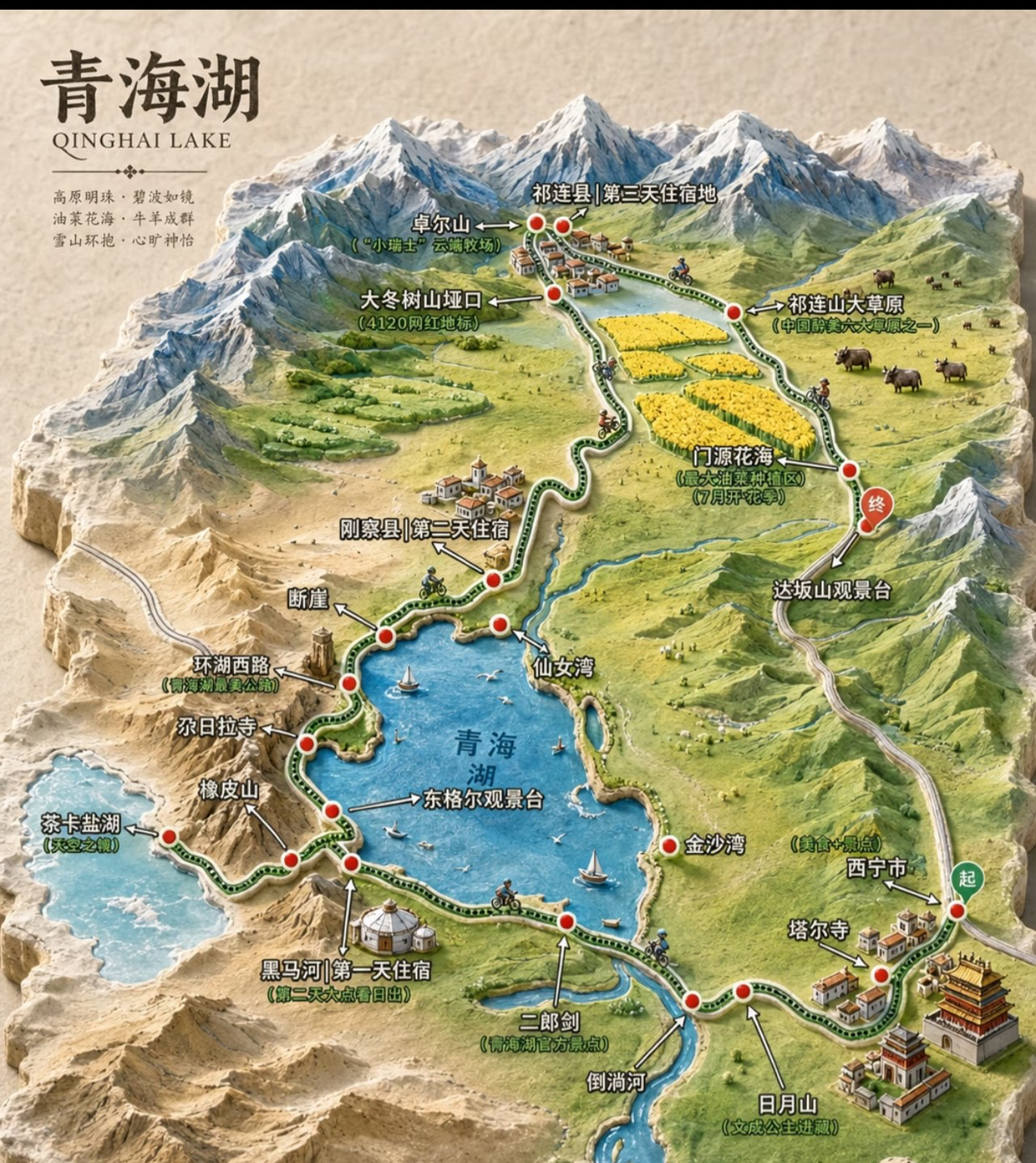 青海8月游