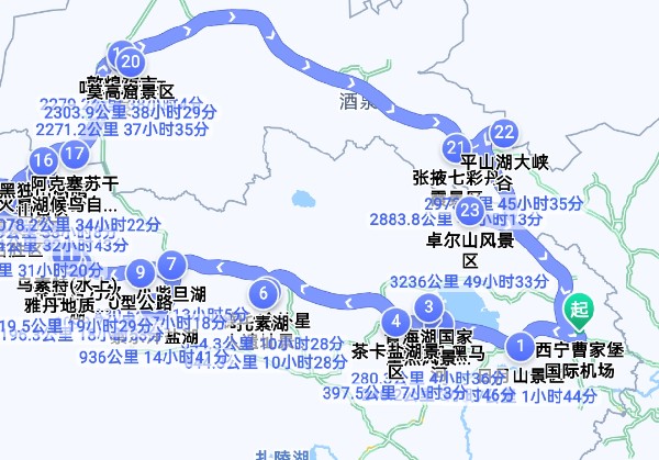 西北反向走