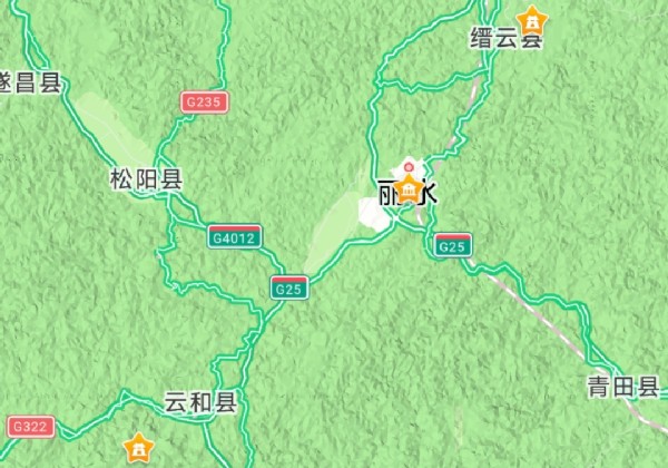 丽水地图
