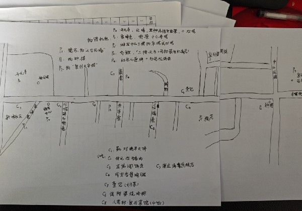 西街边吃边拍